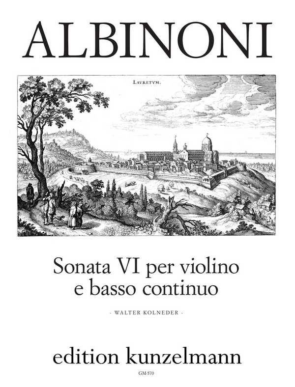 Sonata no.6&nbsp;&nbsp;per violino e bc&nbsp;&nbsp;