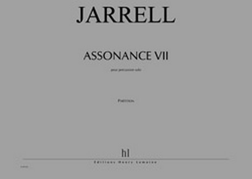 Assonance 7 pour percussion solo    