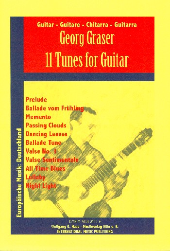11 tunes  for guitar  