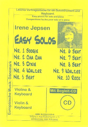 Easy solos (+CD):&nbsp;&nbsp;für Violine und Klavier&nbsp;&nbsp;
