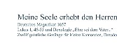 Meine Seele erhebt den Herren SWV426&nbsp;&nbsp;für SATB Chor und 4 Instrumente&nbsp;&nbsp;Viola / Favorit-Instrument 3