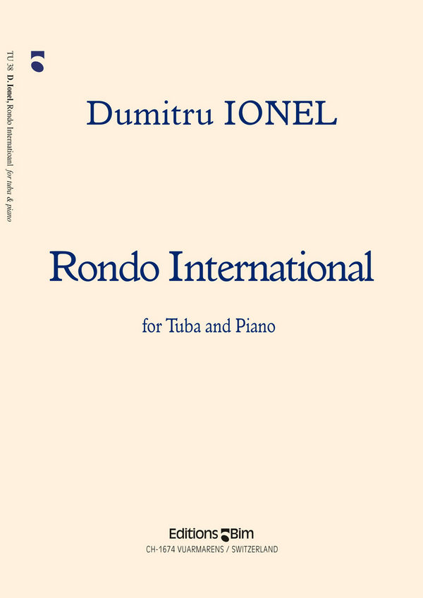 RONDO INTERNATIONAL FOR TUBA AND&nbsp;&nbsp;PIANO&nbsp;&nbsp;