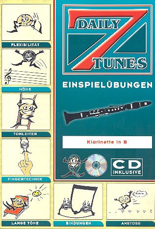 7 Daily Tunes (+CD)  Einspielübungen für Klarinette in B  
