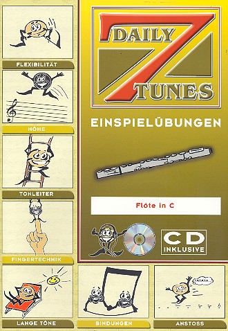 7 daily Tunes (+CD) Einspielübungen  für Flöte  