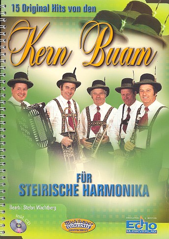 15 Original Hits von den Kern Buam (+CD)  für steirische Harmonika  