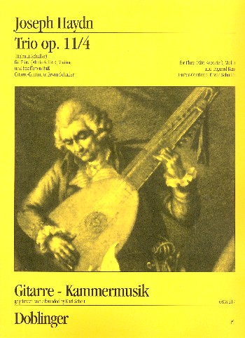 Trio op.11,4 für Flöte (Altblockflöte),&nbsp;&nbsp;Violine und Bc für Flöte, Violine und Gitarre&nbsp;&nbsp;