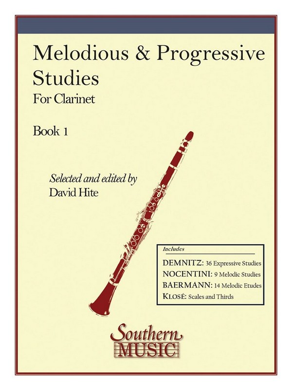 Melodious and progressive Studies vol.1&nbsp;&nbsp;for clarinet&nbsp;&nbsp;