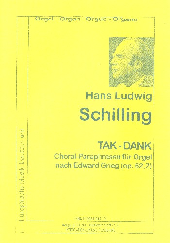 Tak-dank choral-paraphrasen&nbsp;&nbsp;fuer orgel nach edward grieg&nbsp;&nbsp;