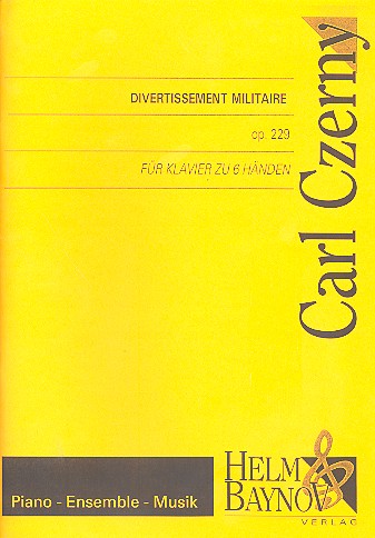 Divertissement militaire op.229  für Klavier zu 6 Händen  