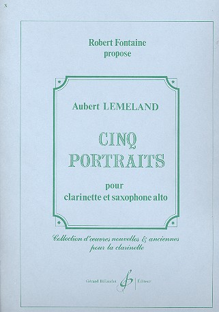 5 portraits pour clarinette&nbsp;&nbsp;et saxophone alto&nbsp;&nbsp;