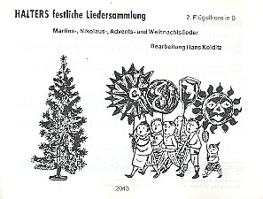 Halters festliche Liedersammlung&nbsp;&nbsp;für Blasorchester&nbsp;&nbsp;Flügelhorn 2