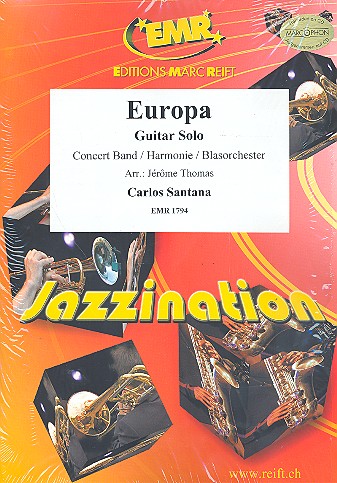EUROPA FUER GITARRE SOLO UND&nbsp;&nbsp;BLASORCHESTER&nbsp;&nbsp;THOMAS, JEROME, ARR.