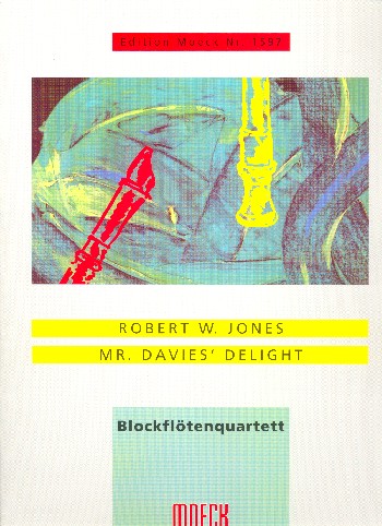 Mr. Davies' Delight  für 4 Blockflöten (SATB)  Partitur und Stimmen