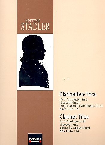 Klarinettentrios Band 1 (Nr.1-3)  für 3 Klarinetten (Bassetthörner)  