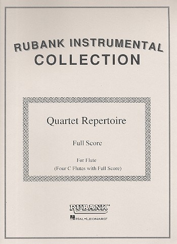 Quartet Repertoire&nbsp;&nbsp;for 4 flutes&nbsp;&nbsp;score