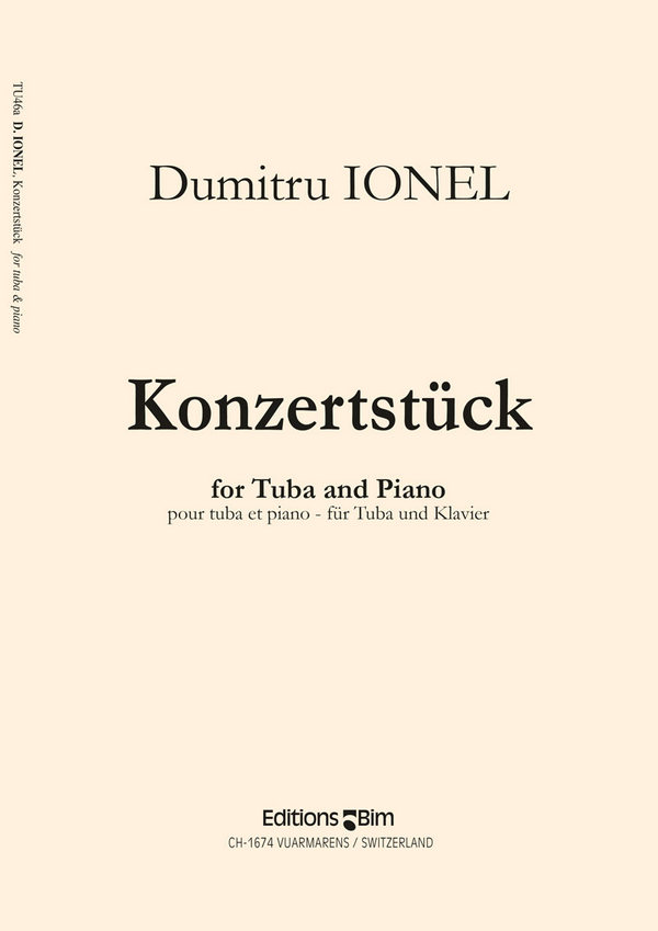 KONZERTSTUECK FUER TUBA UND KLAVIER&nbsp;&nbsp;&nbsp;&nbsp;