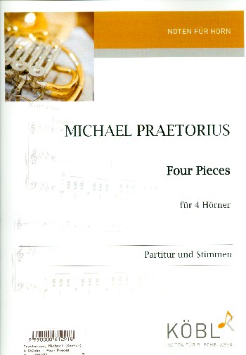 4 Pieces  for 4 horns  score and parts