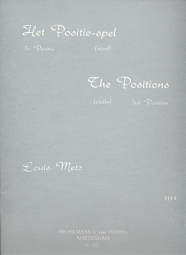 Het Positie-spel vol.3a  voor viool (3. positie)  