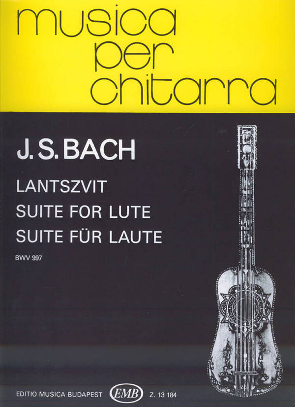 Suite a-Moll BWV997 für Laute&nbsp;&nbsp;für Gitarre&nbsp;&nbsp;