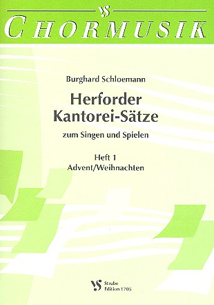 Herforder Kantorei-Sätze zum  Singen und Spielen Band 1  Advent / Weihnachten