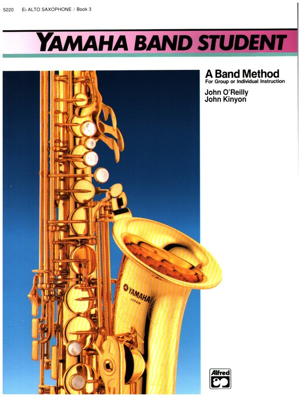 Yamaha Band Student vol.3&nbsp;&nbsp;for alto saxophone in eb&nbsp;&nbsp;