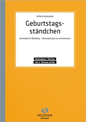 Geburtstagsständchen für  Akkordeon (mit 2. Stimme)  