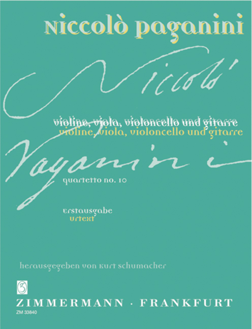 Quartett Nr.10 für Streichtrio&nbsp;&nbsp;und Gitarre&nbsp;&nbsp;Partitur und Stimmen