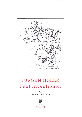 5 Inventionen für Violine und  Violoncello  2 Spielpartituren