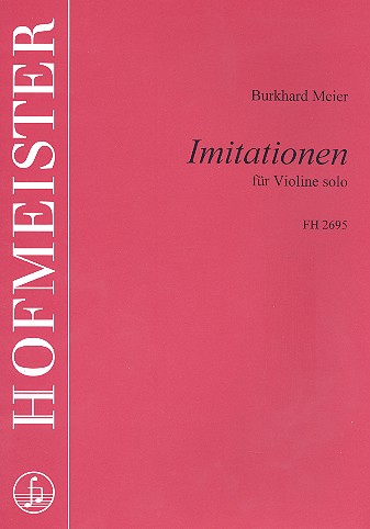 Imitationen  für Violine  