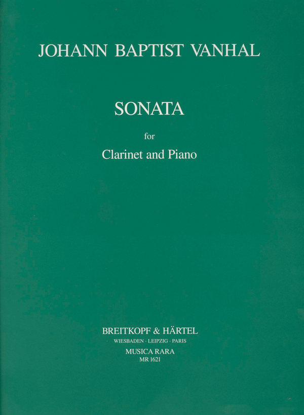 Sonate B-Dur&nbsp;&nbsp;für Klarinette und Klavier&nbsp;&nbsp;