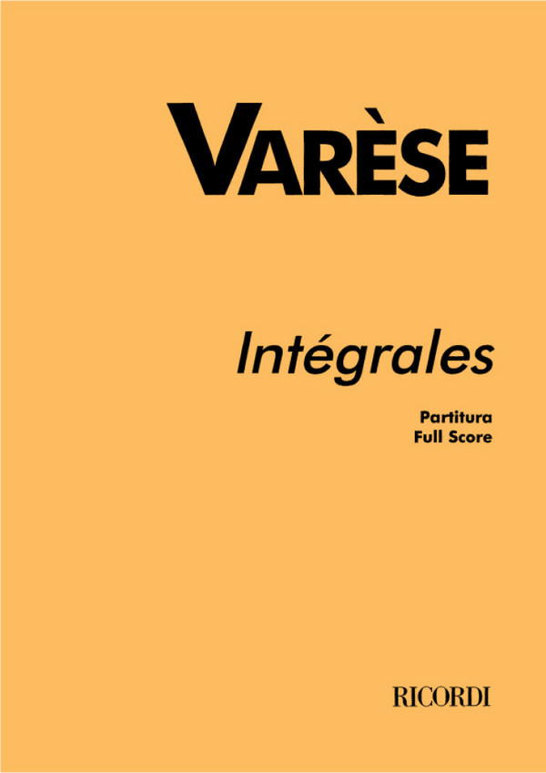 Integrales&nbsp;&nbsp;for 11 windinstruments and percussion,&nbsp;&nbsp;full score (1980)