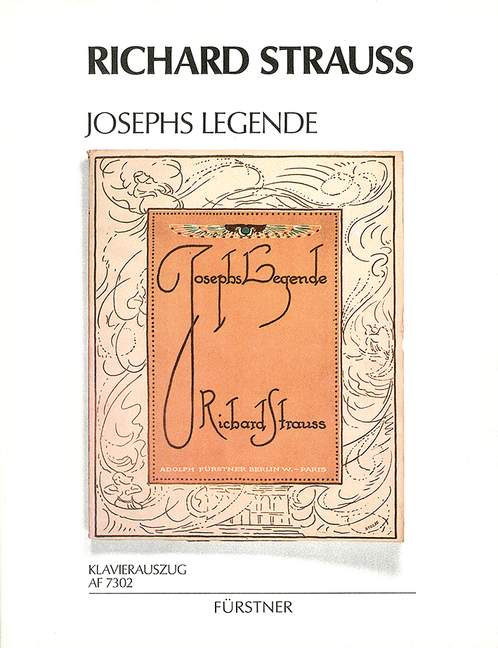 Josephs Legende op. 63&nbsp;&nbsp;Handlung in einem Aufzuge&nbsp;&nbsp;Klavierauszug (dt/en)