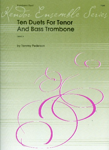 10 Duets  for tenor and bass trombone  score
