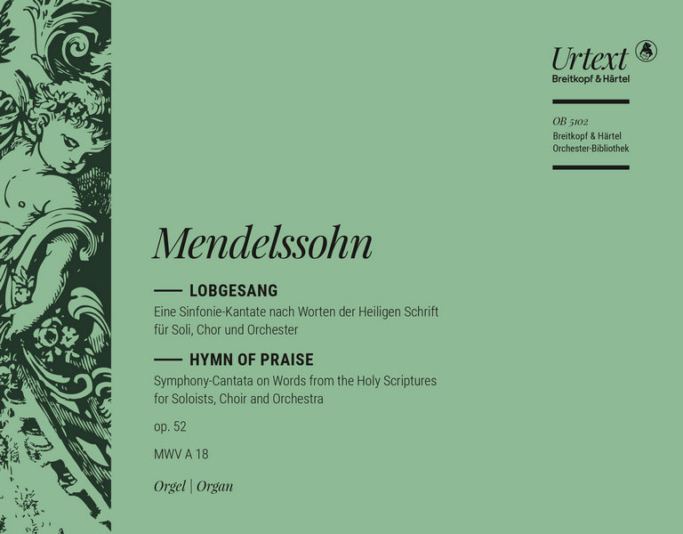 Sinfonie Nr.2 op.52&nbsp;&nbsp;für Soli, gem Chor, Orchester und Orgel&nbsp;&nbsp;Orgel