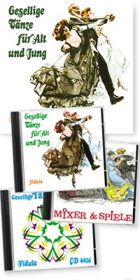 Gesellige Tänze Buch und 3 CD's&nbsp;&nbsp;Gesellige Tänze und mixer&nbsp;&nbsp;mixer und