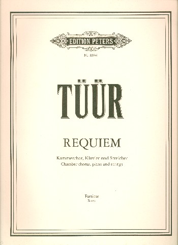 Requiem&nbsp;&nbsp;für Kammerchor, Klavier und Streicher&nbsp;&nbsp;Partitur