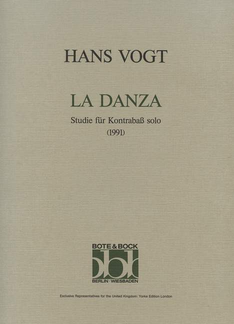 La danza - Studie&nbsp;&nbsp;für Kontrabass solo&nbsp;&nbsp;