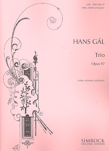 Trio op.97&nbsp;&nbsp;für Violine, Klarinette und Klavier&nbsp;&nbsp;