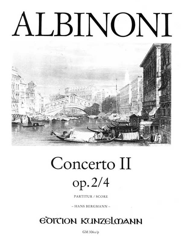Concerto a cinque e-Moll Nr.2 op.2,4&nbsp;&nbsp;für Violine, Streicher und Bc&nbsp;&nbsp;Partitur
