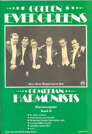 Comedian Harmonists Band 3: Golden Evergreens  für Gesang und Klavier  