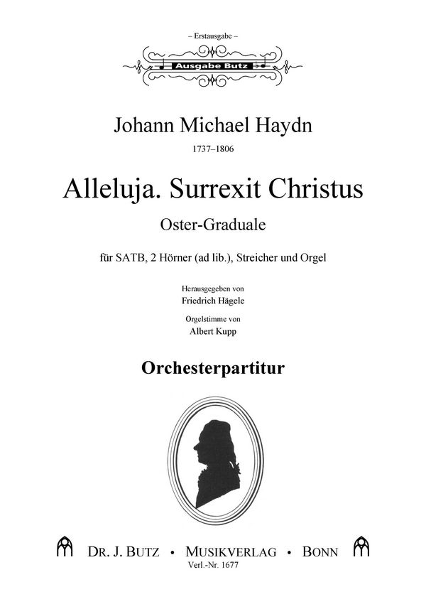 Alleluja surrexit Christus  für Chor, Orchester und Orgel  Partitur