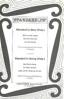 Standard in Slow: Potpourri für&nbsp;&nbsp;Big Band&nbsp;&nbsp;