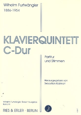 Quintett C-Dur&nbsp;&nbsp; für Klavier und Streichquartett&nbsp;&nbsp;