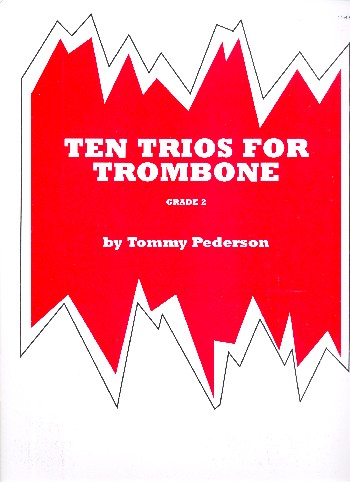 10 Trios for 3 trombones  (grade 2) score and parts  