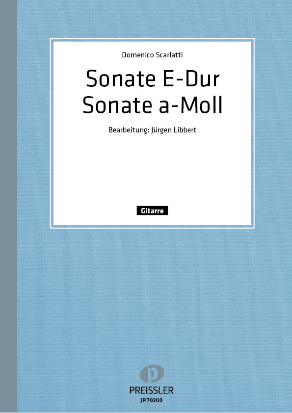 Sonate E-Dur K20 und Sonate&nbsp;&nbsp;a-Moll K54 für Gitarre&nbsp;&nbsp;
