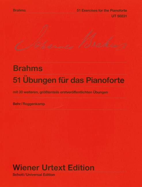 51 Übungen für das Pianoforte&nbsp;&nbsp;für Klavier&nbsp;&nbsp;