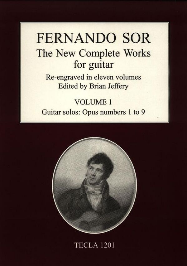 The new complete Works for guitar&nbsp;&nbsp;vol.1 Guitar solos op.1-9&nbsp;&nbsp;