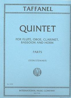 Quintet&nbsp;&nbsp;for flute, oboe, clarinet, bassoon and horn&nbsp;&nbsp;parts