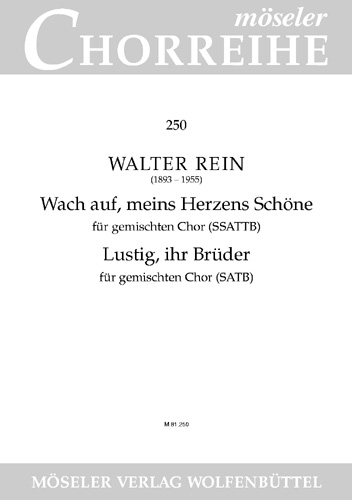 Wach auf meines Herzens Schöne / Lustig ihr Brüder&nbsp;&nbsp;für gem Chor a cappella&nbsp;&nbsp;