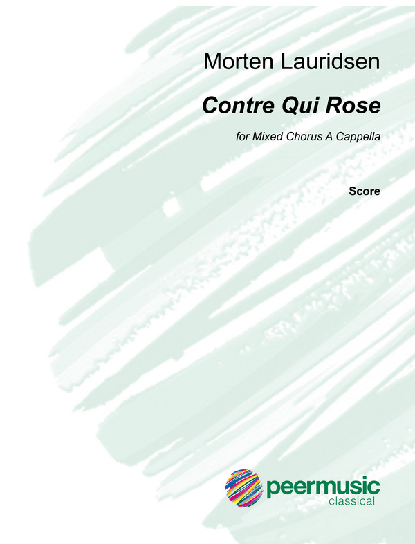 Contre qui rose  for mixed chorus a cappella (with piano for rehearsal)  score (frz)